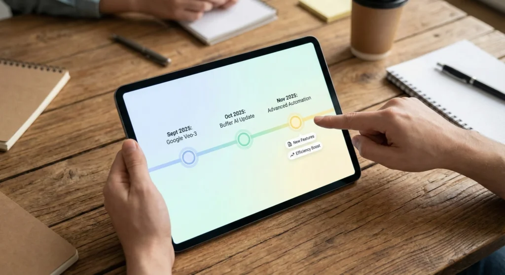 Social media timeline