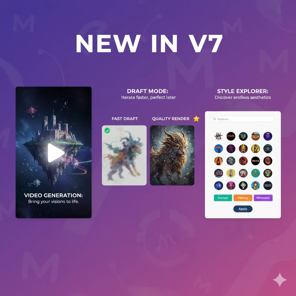 Midjourney V7: The Video-Generating Artistic Powerhouse