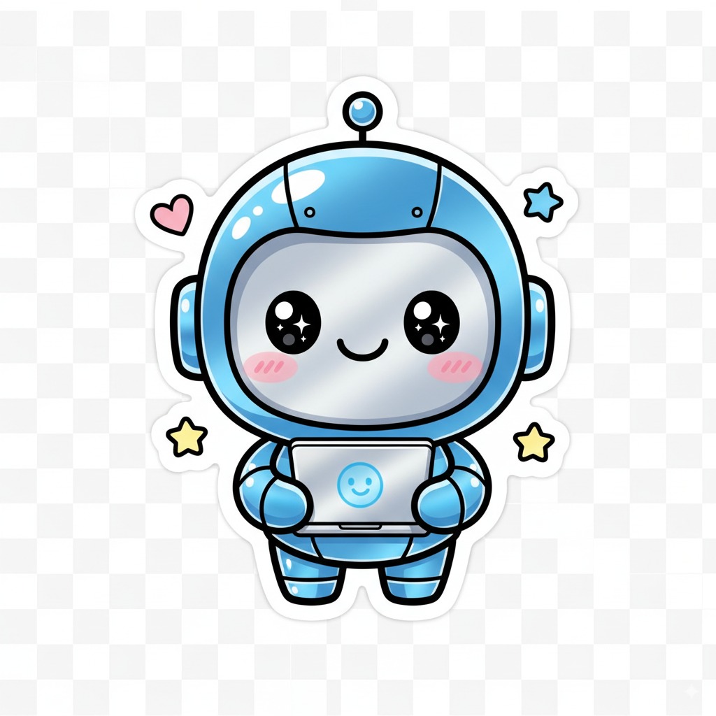 Kawaii Tech Sticker