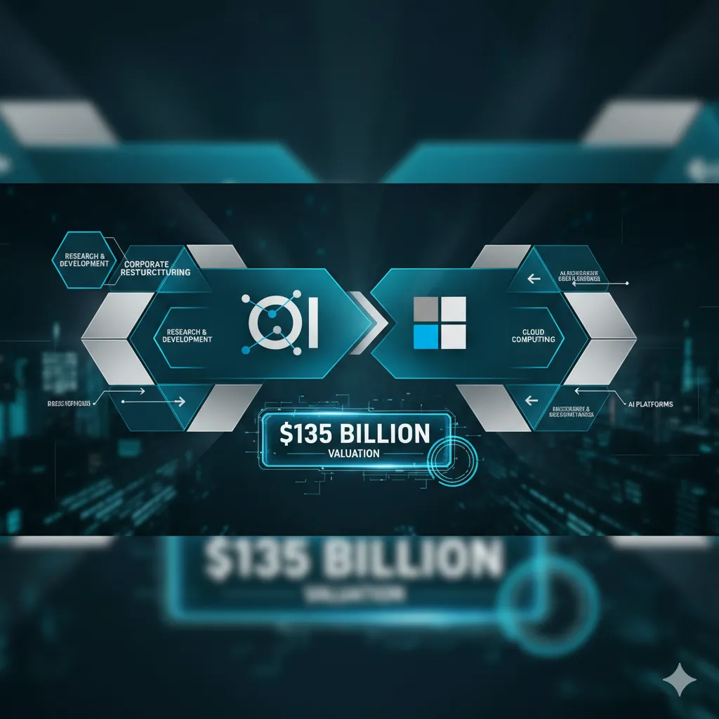 AI News Weekly hero image showing OpenAI and Microsoft partnership with $135 billion valuation for the week of October 23-29, 2025