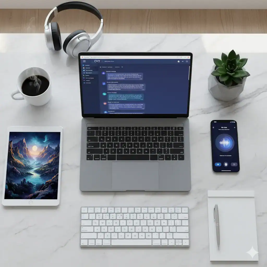 ChatGPT free version interface shown on laptop during actual use for writing tasks