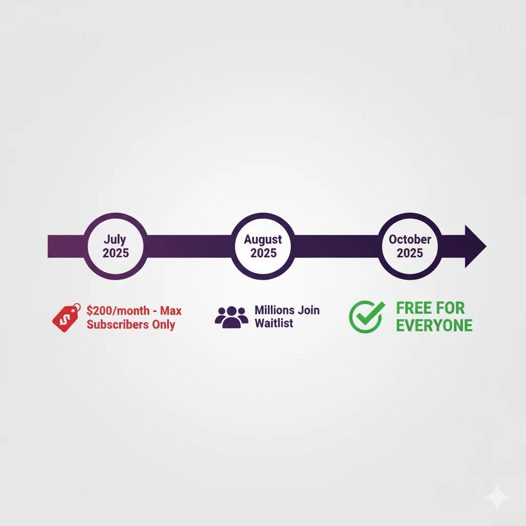 The fastest price drop in browser history: $200 to $0 in 90 days