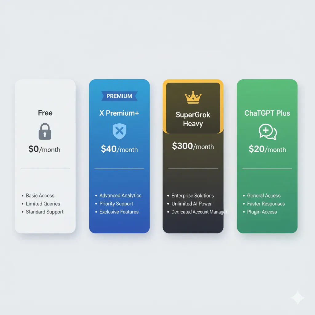 Grok pricing has increased 150% in 12 months: $16 → $22 → $40