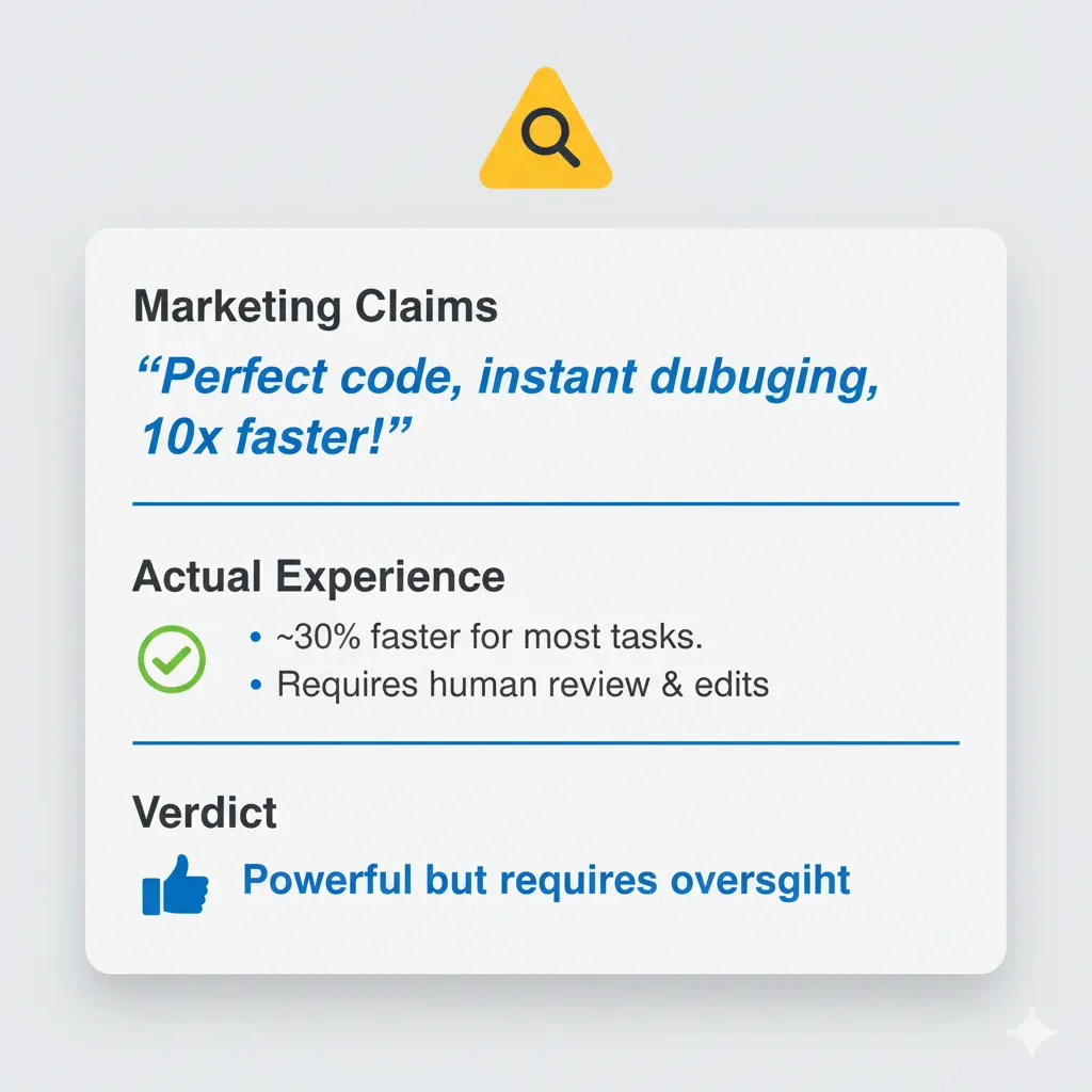 SWE-Bench results: Cursor completes tasks 30% faster but with 4.8% lower accuracy than GitHub Copilot