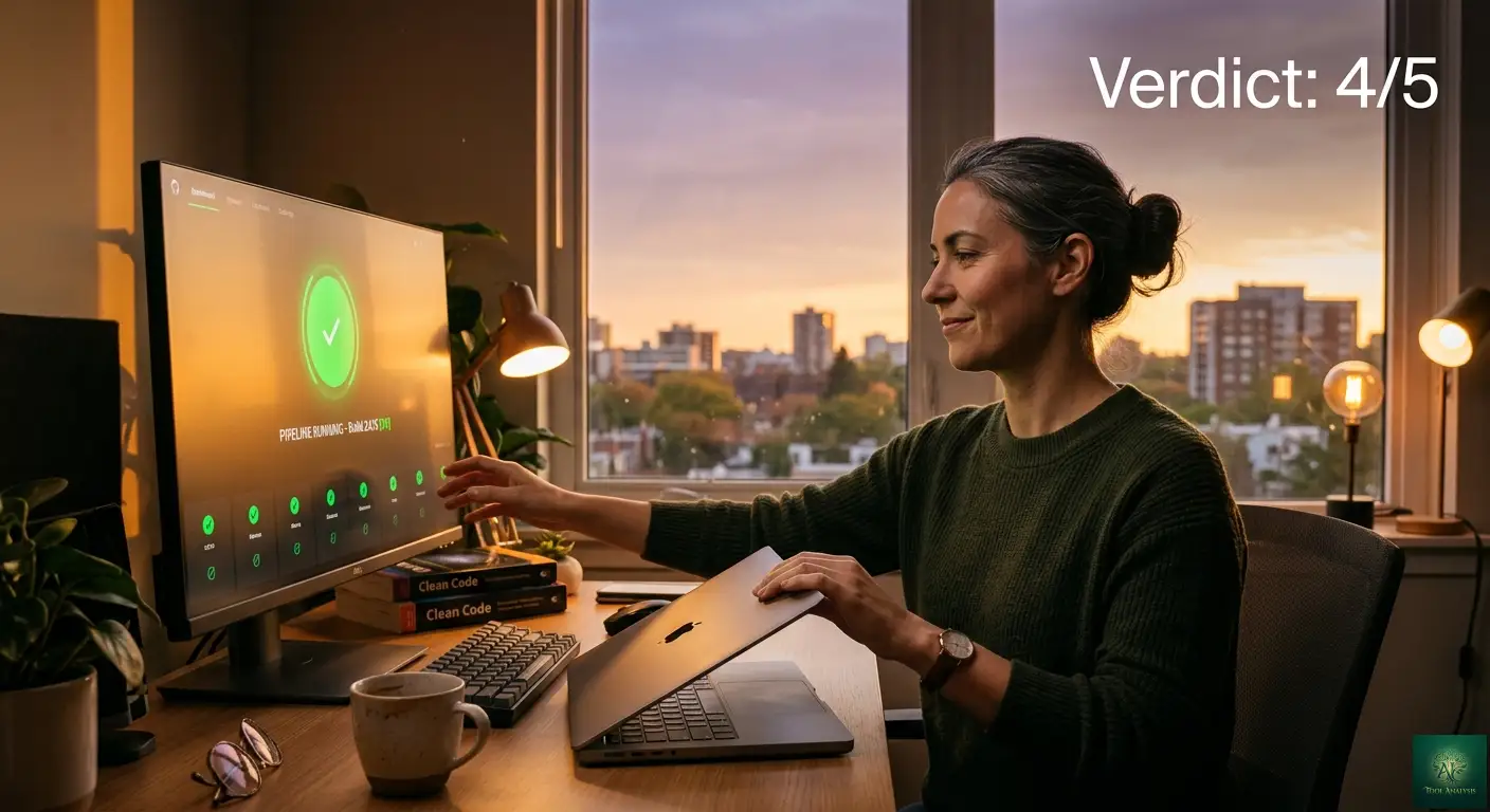 Jev review verdict: developer confidently shipping an automated triage pipeline